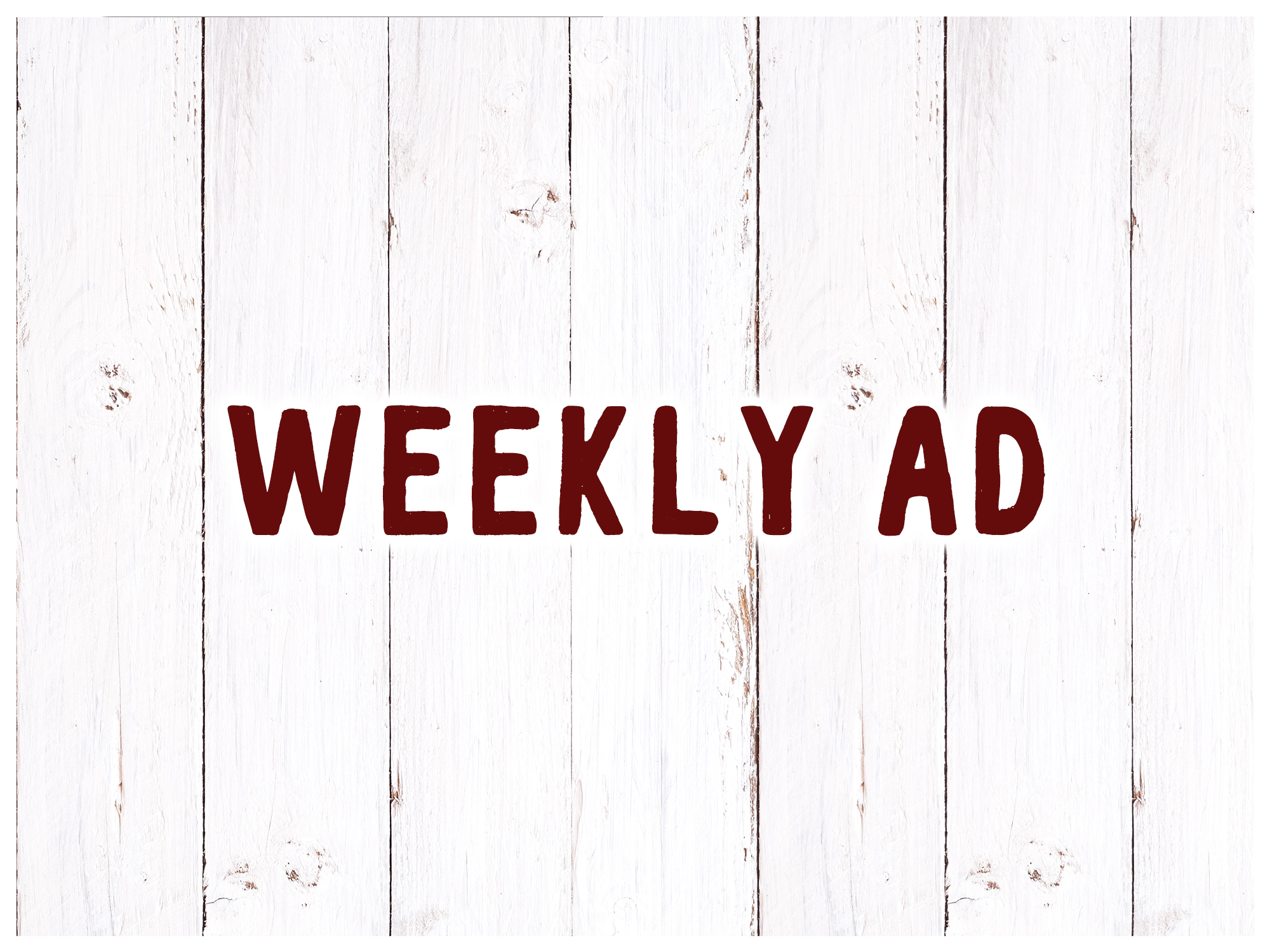 Weekly Ad